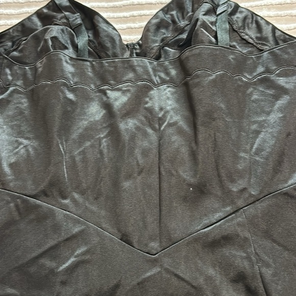 Vintage (Lot‎ of 2) Black & Ivory Slip dresses 34/36 coquette sexy romantic - Picture 6 of 13